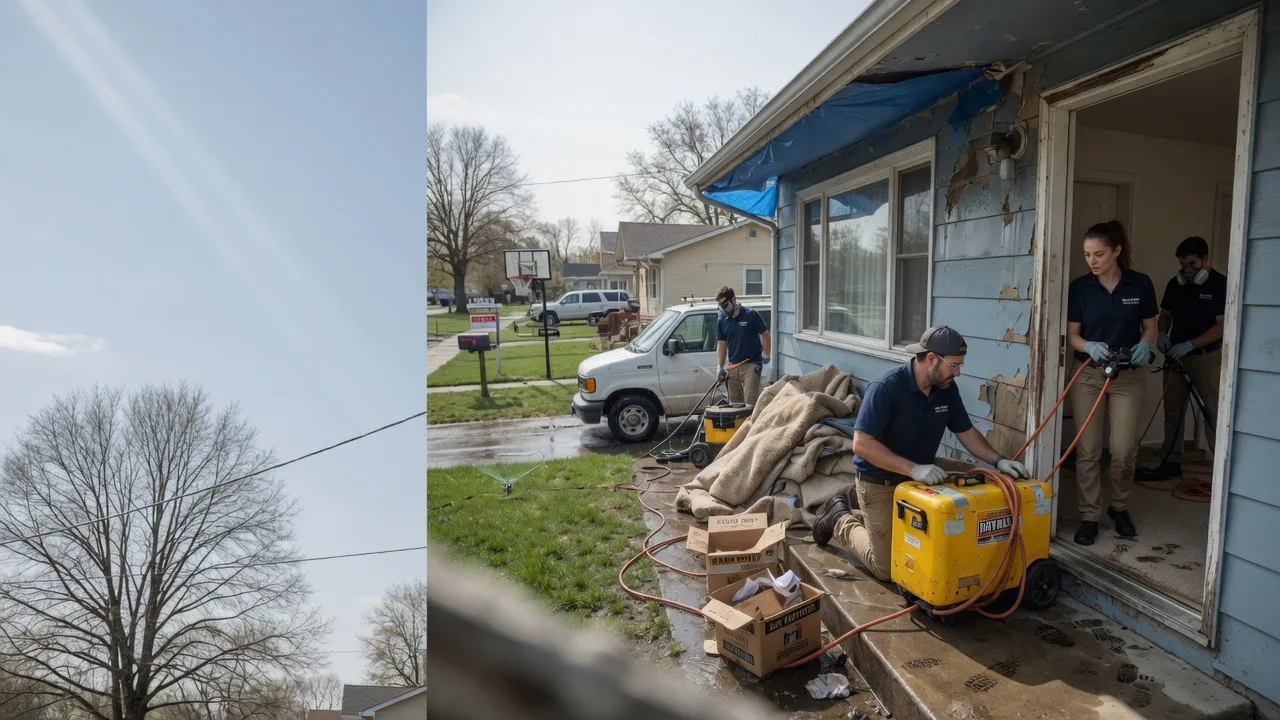 Basement Flood Cleanup in Nicholasville, KY near me